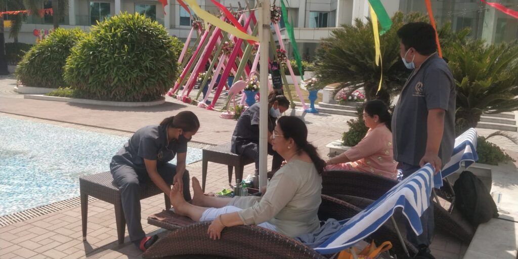 spa for private event