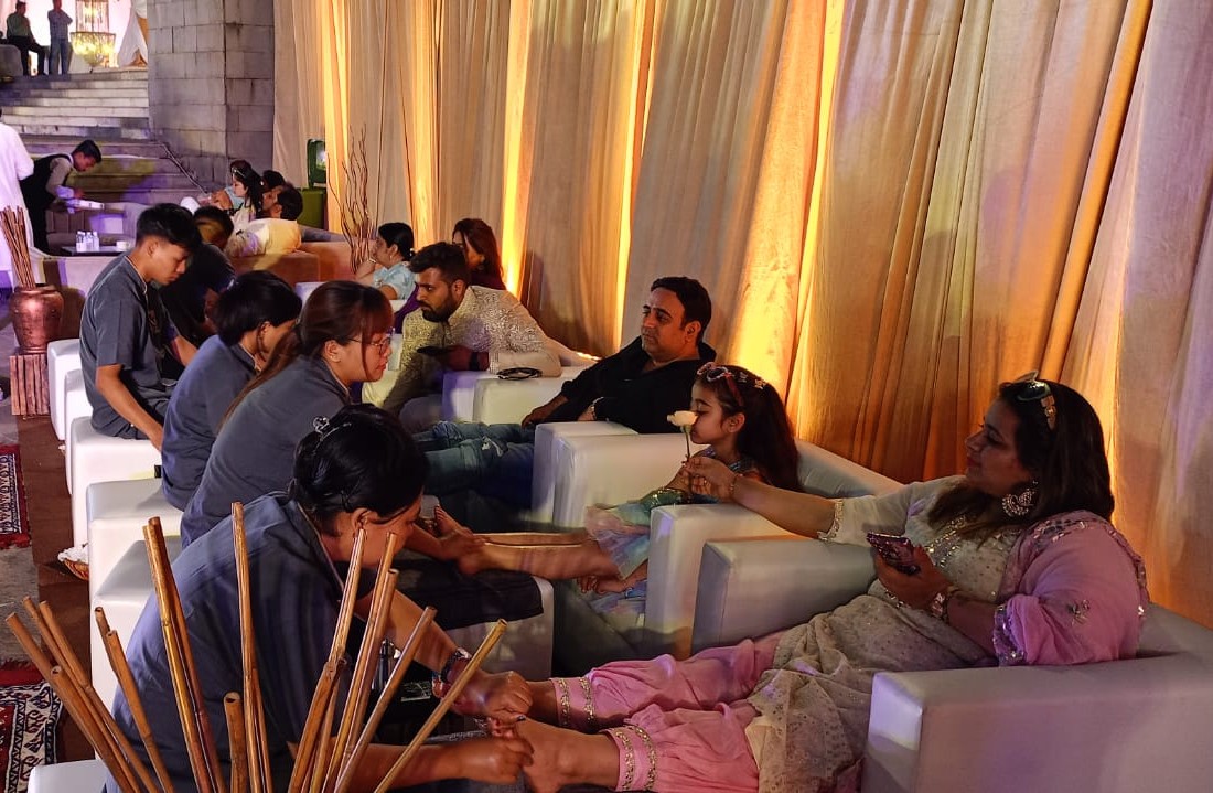 spa for wedding